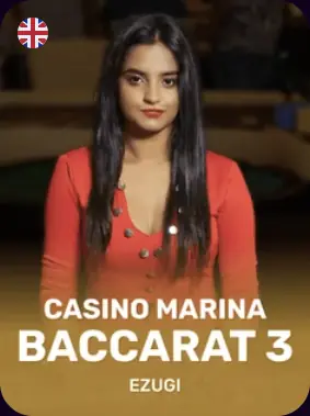 Casino Marina Baccarat 3, jogo de Ezugi no lobby da MaxWin