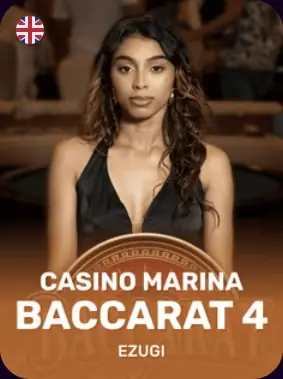 Casino Marina Baccarat 4, jogo de Ezugi no lobby da MaxWin