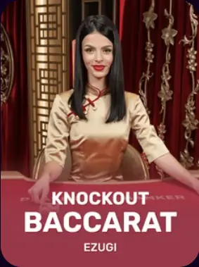 Knockout Baccarat, jogo de Ezugi no lobby da MaxWin