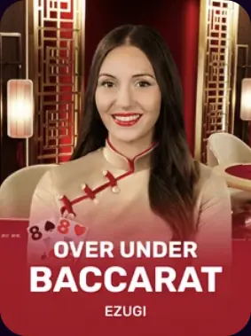 Over Under Baccarat, jogo de Ezugi no lobby da MaxWin